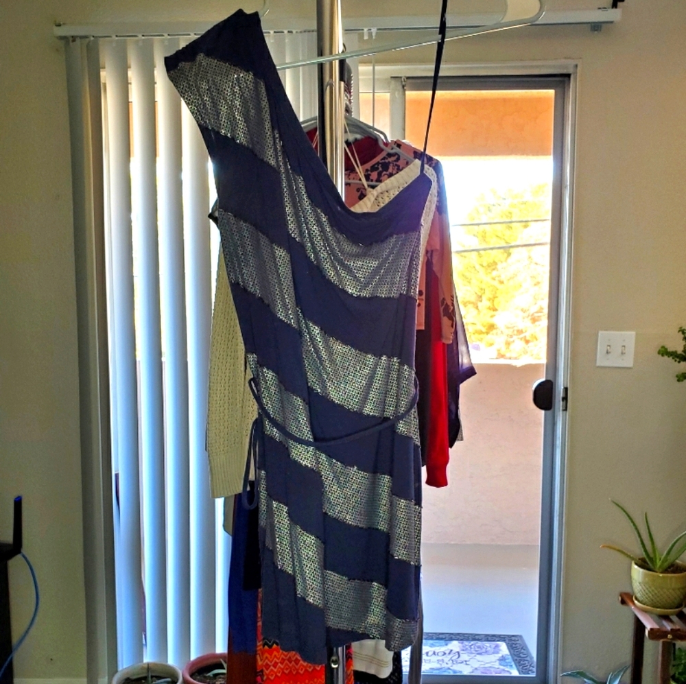 Armani Exchange One Shoulder Top